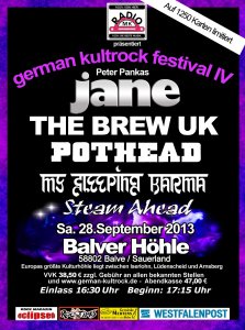 German Kultrock Festival Balver Höhle 28.09.2013